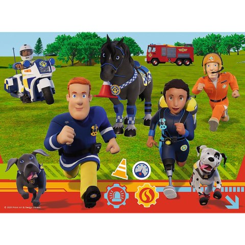 Puzzle - 30 - Gotowi do pomocy - Strażak Sam - Trefl 18297