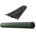 Siatka Cieniująca Na Ogrodzenie Płot Maskująca Zielona 1.5M 10M 140g/m²