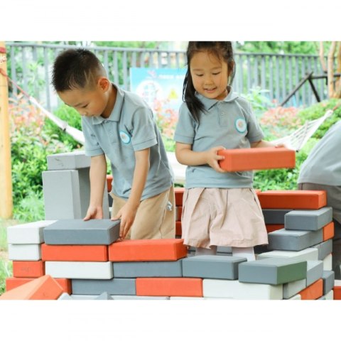 CLASSIC WORLD EDU Mega Klocki Konstrukcyjne z Miękkiej Pianki EVA - Dach do Budowania