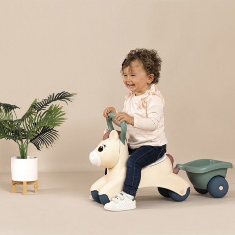 SMOBY Little Pierwszy Jeździk Pony Ride-On Kucyk z Przyczepką