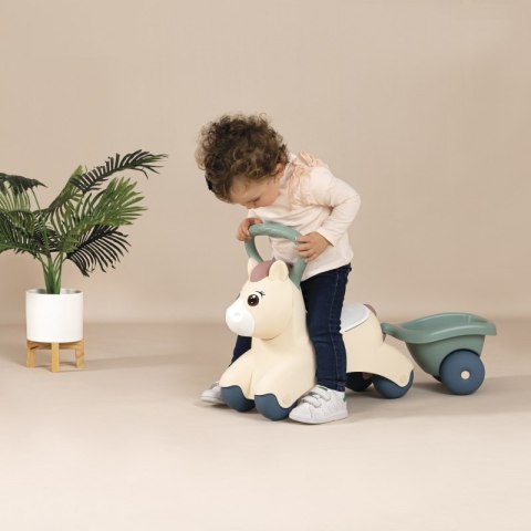 SMOBY Little Pierwszy Jeździk Pony Ride-On Kucyk z Przyczepką