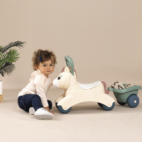 SMOBY Little Pierwszy Jeździk Pony Ride-On Kucyk z Przyczepką