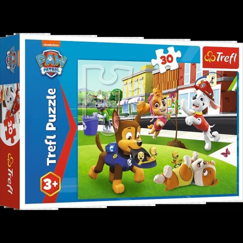 Puzzle - 30 - Psiaki w Akcji - Psi Patrol - Trefl 18306
