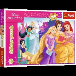 Puzzle - 100 Glitter - Blask magii przyjaźni - Dinsey - Trefl 14834