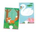 Puzzle Zwierzęta i Ich Cienie Uczę się Bawiąc Język Polski Clementoni 50762