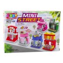 Klocki Konstrukcyjne Mini Street 6w1 Miasteczko Sklepy Budynki 137 el.