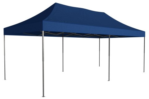 Pawilon handlowy ekspresowy - 3x6 m - niebieski