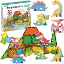 WOOPIE Magnetyczne Klocki Konstrukcyjne 7,5 cm Dino 30 el.