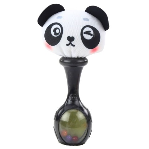Zestaw Grzechotki Sensoryczne Z Miękką Piłeczką Małpka Panda 2szt