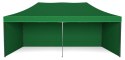 Pawilon handlowy ekspresowy - 3x6 m - zielony