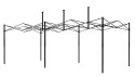 Pawilon handlowy ekspresowy - 3x6 m - zielony