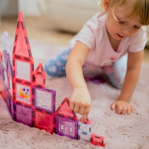 WOOPIE Klocki Magnetyczne Zestaw Zamek Księżniczki 50 el.