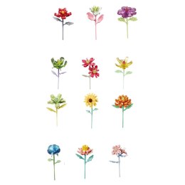 Klocki Konstrukcyjne Pojedynczy Kwiat Dekoracyjny 71-106 el.