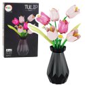 Klocki Konstrukcyjne Tulipany W Wazonie Bukiet 223 el.