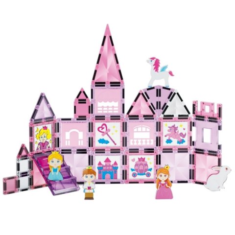 WOOPIE Klocki Magnetyczne Zestaw Zamek Księżniczki 50 el.