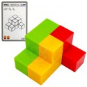 WOOPIE Układanka Kostka Tetris Z Zestawem Kart