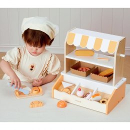 VIGA Drewniana Mini Piekarnia Sklepik Stragan z Wypiekami 16el. 3+