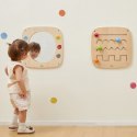 VIGA Drewniana Tablica z Lustrem i Emotkami 12m+