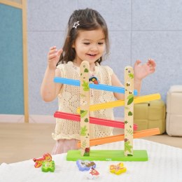 VIGA Drewniana Zjeżdżalnia dla Zwierzątek Dżungla 7 el. 18m+