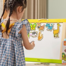 VIGA Drewniane Magnesy Zwierzęta zestaw 20 elementów 18m+