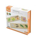 VIGA Drewniane Puzzle Rosnące zwierzątka i rośliny 18m+