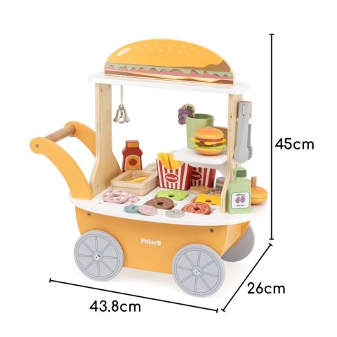 VIGA Minisklep z Hamburgerami - Kreatywna Zabawa w Odgrywanie Ról 3+