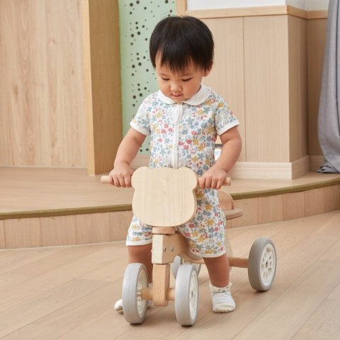 VIGA PolarB Drewniany Jeździk Miś Polarny Miękkie Koła 12m+