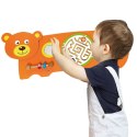 VIGA Tablica Sensoryczna Manipulacyjna Miś Certyfikat FSC Montessori 18m+