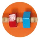 VIGA Tablica Sensoryczna Manipulacyjna Miś Certyfikat FSC Montessori 18m+