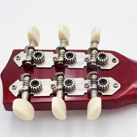 Viga Drewniana gitara dla dzieci Naturalna 21 cali 6 strun 3+