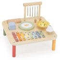 Viga Drewniany Stolik Edukacyjny Muzyczny Sensoryczny 7W1 18m+