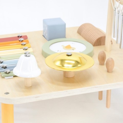 Viga Drewniany Stolik Edukacyjny Muzyczny Sensoryczny 7W1 18m+
