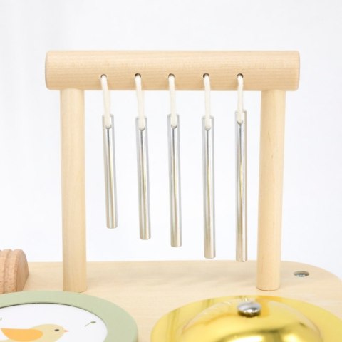 Viga Drewniany Stolik Edukacyjny Muzyczny Sensoryczny 7W1 18m+