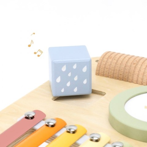 Viga Drewniany Stolik Edukacyjny Muzyczny Sensoryczny 7W1 18m+