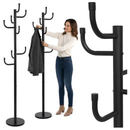 Wieszak stojący Wiktor 175cm czarny