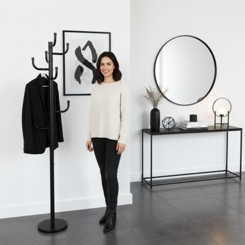 Wieszak stojący Wiktor 175cm czarny