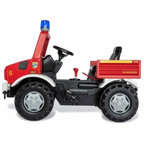 Rolly Toys Unimog Mercedes Benz Samochód na pedały Straż + Kogut