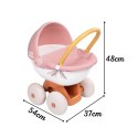 SMOBY Baby Nurse Wózek Głęboki z Plastikowym Daszkiem