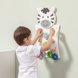 VIGA Drewniana Tablica Manipulacyjna Zebra Certyfikat FSC Montessori 18m+