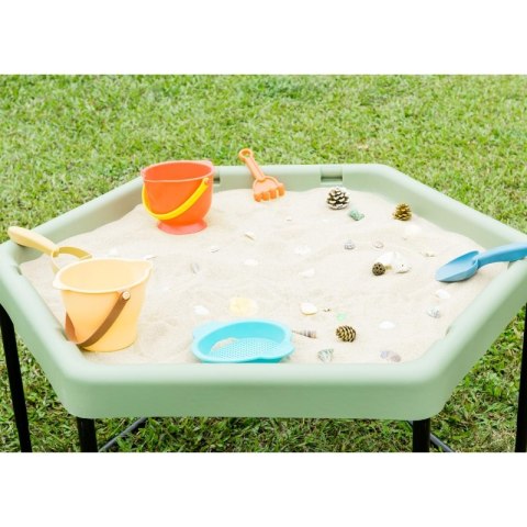 MASTERKIDZ Sześciokątny Stolik Do Zabawy Piaskiem i Wodą Regulowany