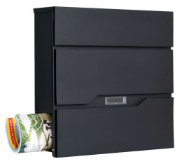 Skrzynka pocztowa na listy Vidar czarna