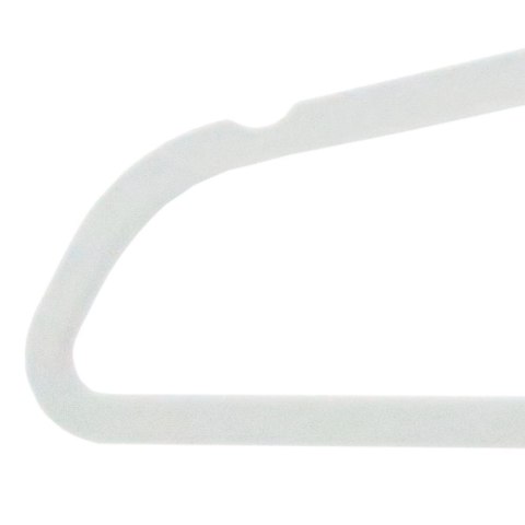 Wieszak welurowy MAXI komplet 100 szt szary