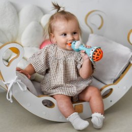 WOOPIE BABY Grzechotka Żyrafka Sensoryczna Gryzak z Muzyką Montessori 1 szt.