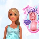 WOOPIE ROYAL Lalka Lily z Brzuszkiem w Ciąży Niemowlak Błękitna Sukienka