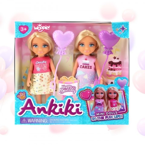 WOOPIE ROYAL Zestaw Urodzinowy Dwóch Laleczek - Candy i Cakes