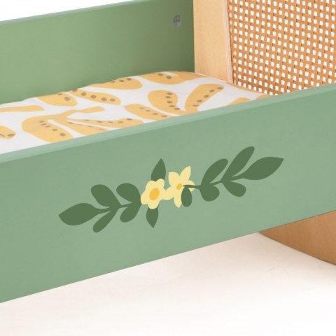 CLASSIC WORLD Drewniana Kołyska Vintage Łóżeczko dla Lalek 3+