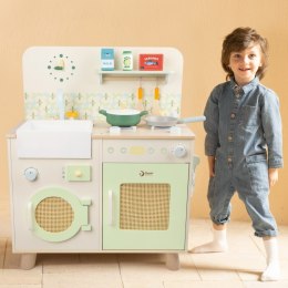 CLASSIC WORLD Drewniana Kuchnia XXL Wielofunkcyjna z Pralką i Akcesoriami 3+