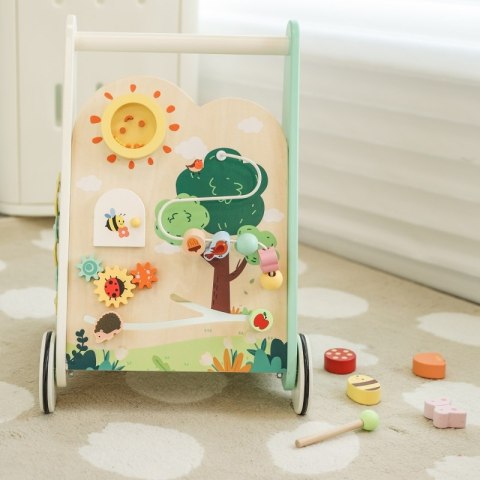 CLASSIC WORLD Drewniany Pchacz Multifunkcyjny 8w1 "Leśny Chodzik" 12m+