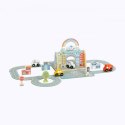 TOOKY TOY Zestaw Mini Miasto Przenośny Zestaw Torba Samochody