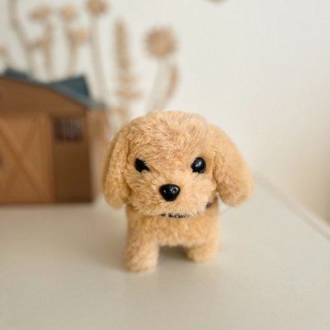 WOOPIE Piesek Interaktywny Pluszak z Kością Bichon Golden Retriever